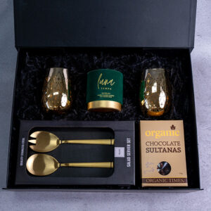 Festive Flavours and Green Candle Glow
